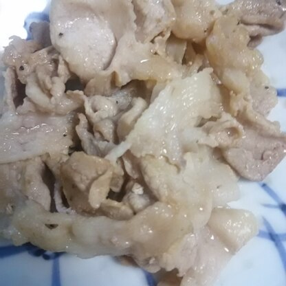 お弁当に豚肉だけで作りました(^^)ごちそうさまでした。